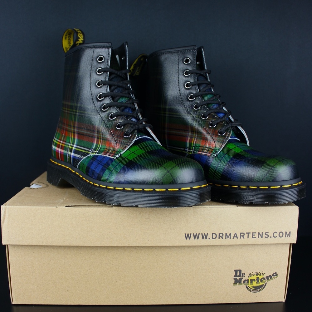DR MARTENS Royal Blackwatch Stewart Print 1460 - Picture 3 of 8